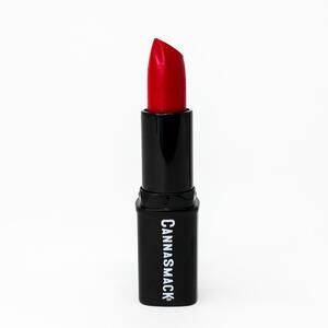 CannaSmack Mineral Lipstick - Poppy Red - Creamy Hydrating Texture
